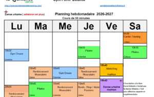 C'est la Rentrée ! Les cours commencent le lundi 7 septembre 2026 !